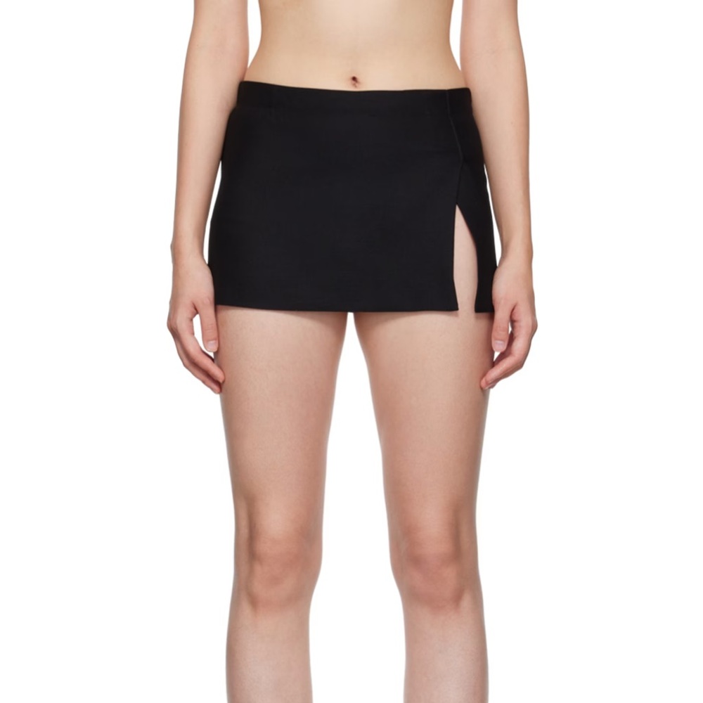 Miaou Women's Black Micro Mini Skirt